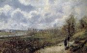Camille Pissarro leading the way Schwarz Metaponto Germany oil painting artist